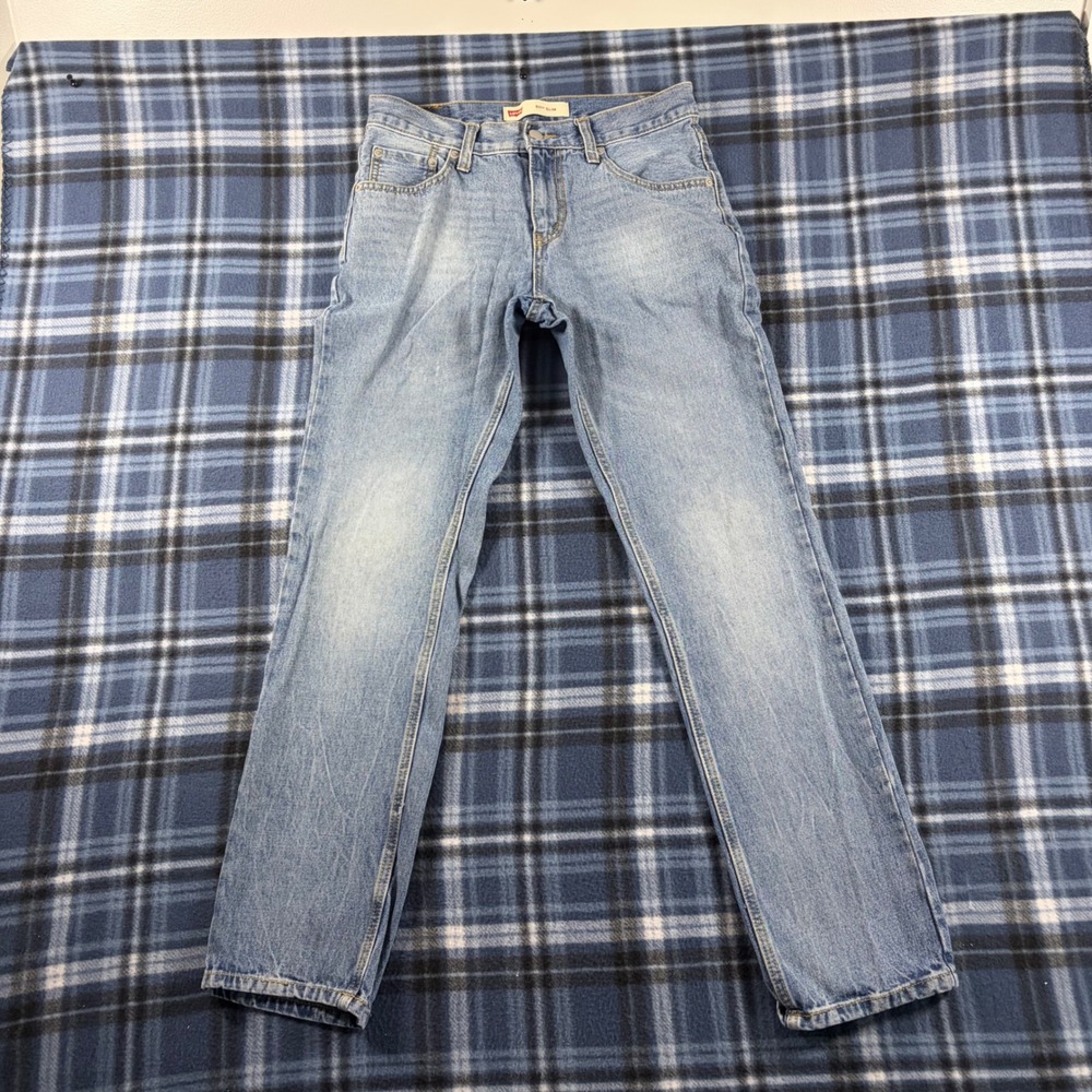 Levis 511 Slim Jeans Light Wash Blue Denim 100% Cotton 5511-L34 Size 28x28
